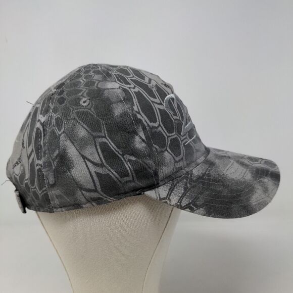 Kryptek Men's Strapback hat Gray Snake Scale Pattern Size Adult 2A 2nd Amendment - Picture 4 of 9